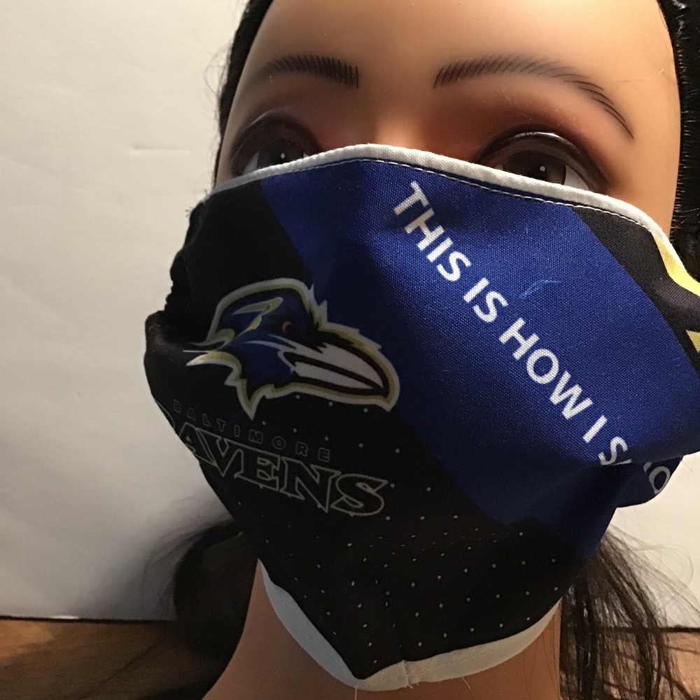 Baltimore Ravens how to save the world mask